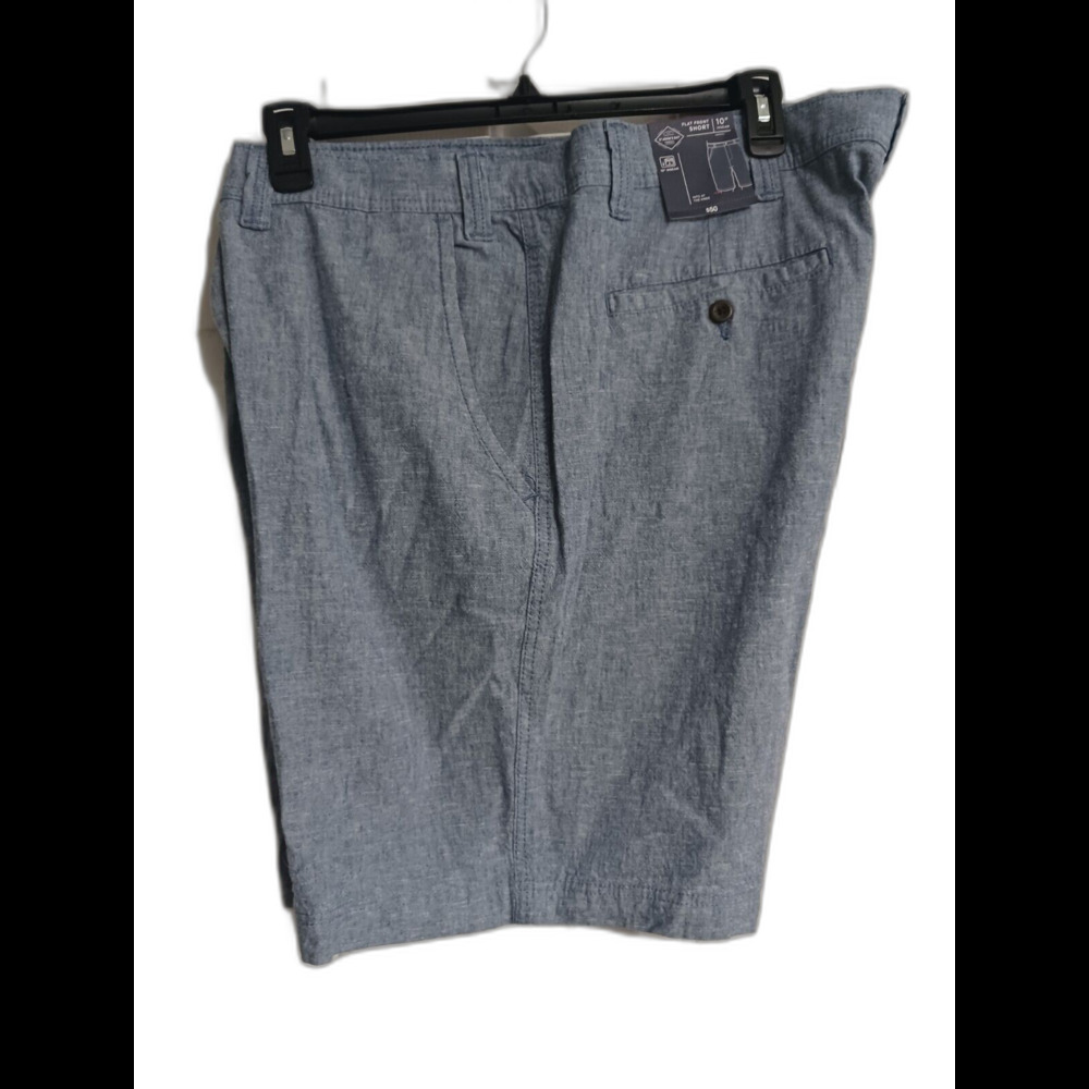 NWT Men's St. John's Bay B&T 10" Linen Stretch Fabric Chino Shorts Size 46 BIG